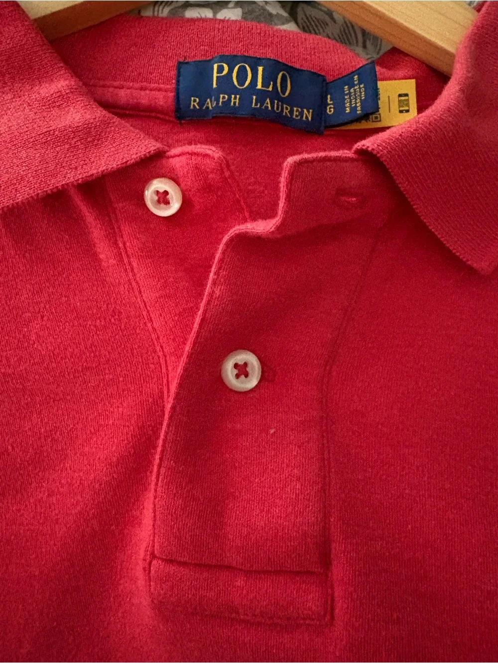 Polo by Ralph Lauren Red Men's Classic Polo Shirt- soft cotton